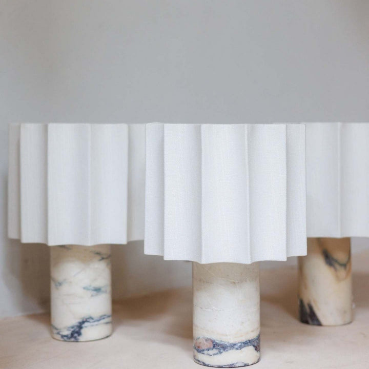Decorative marble table lamp