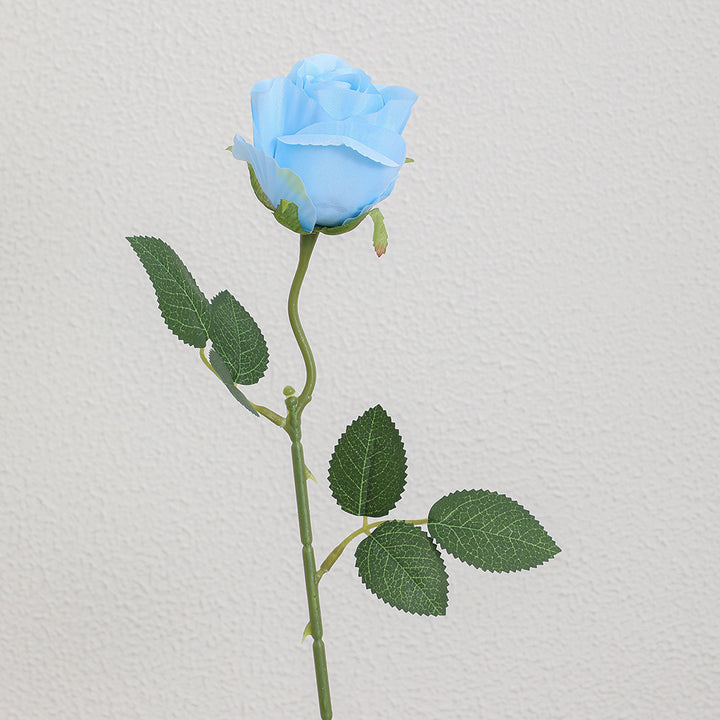 Artificial rose branch with realistic appearance