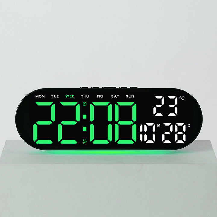 Digital Multi-Function Alarm Clock with Temperature Display