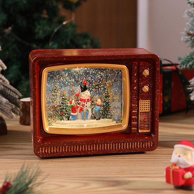 Nostalgic Snow Globe TV