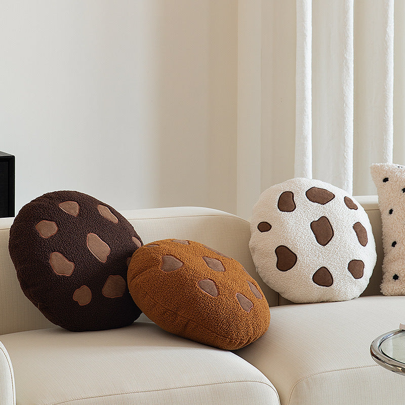 Teddy beret with spotted pattern
