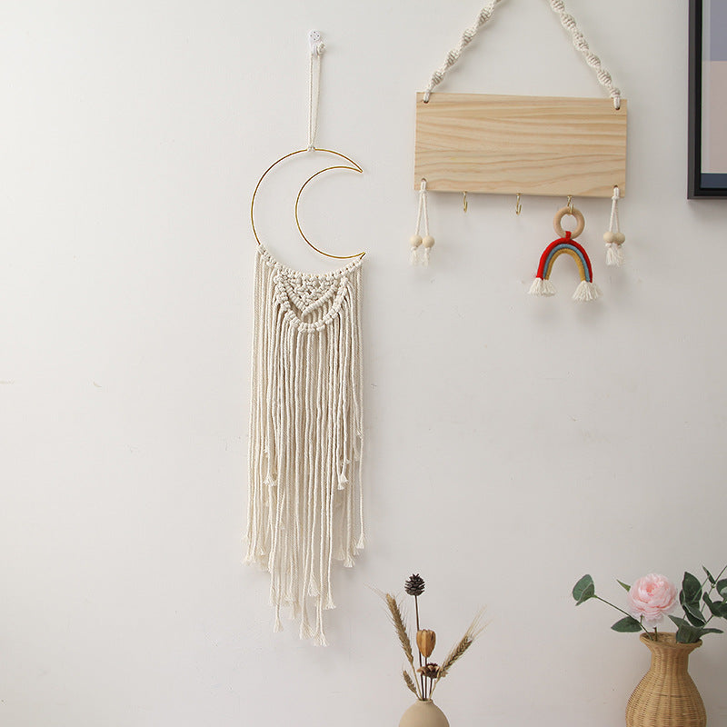 Macramé Moon Wall Hanging