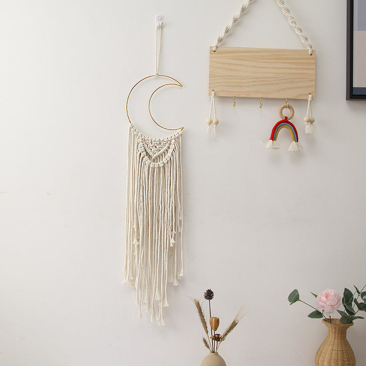Macramé Moon Wall Hanging