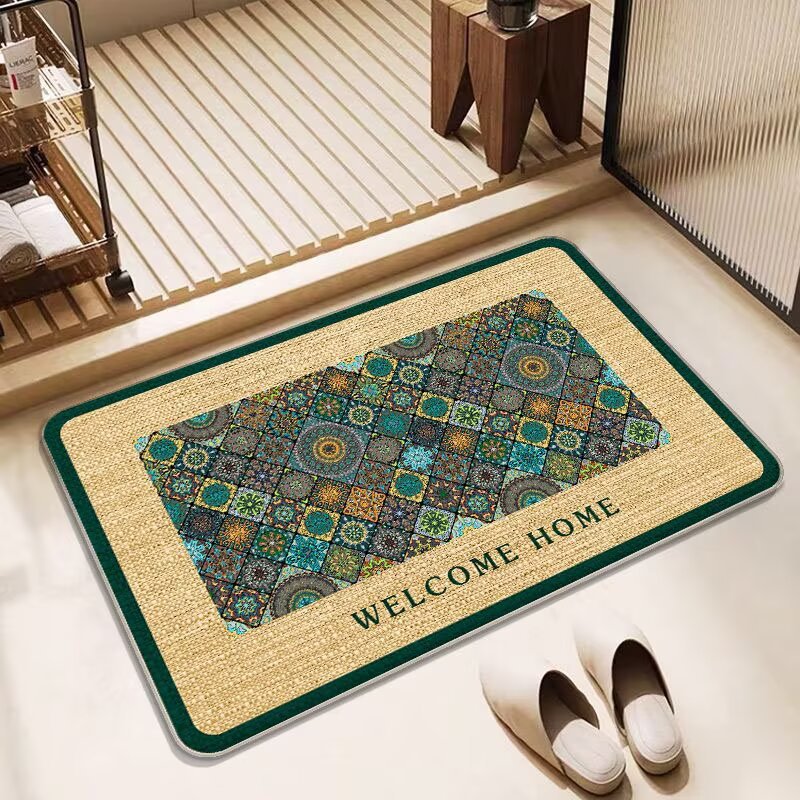 Butterfly-Inspired Decorative Bath Mat