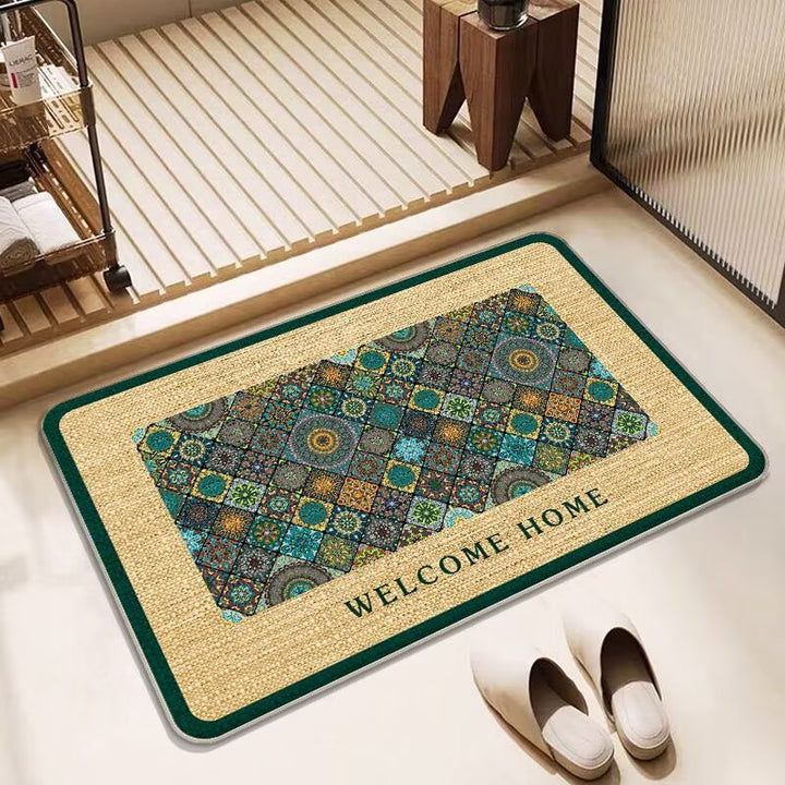 Butterfly-Inspired Decorative Bath Mat