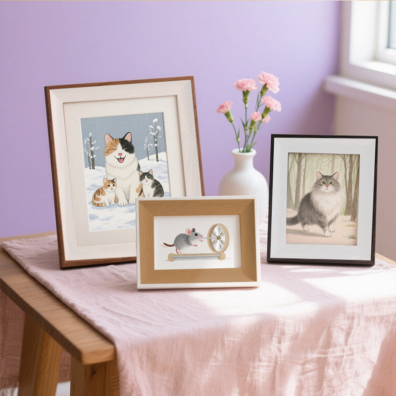 Whimsical Animal Illustration Frames