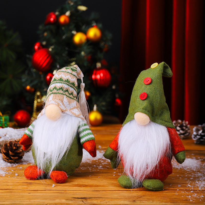 Decorative Christmas gnome figure