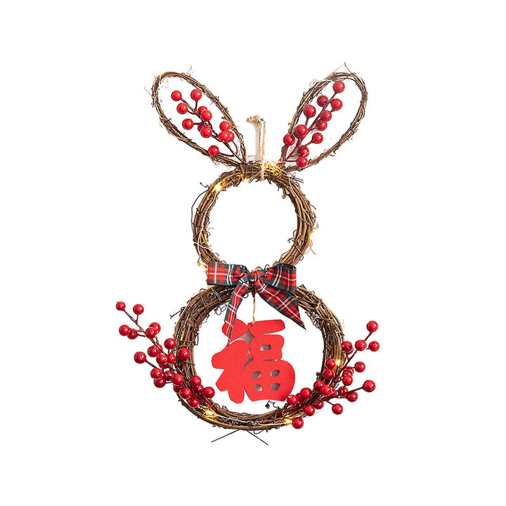 Decorative door wreath