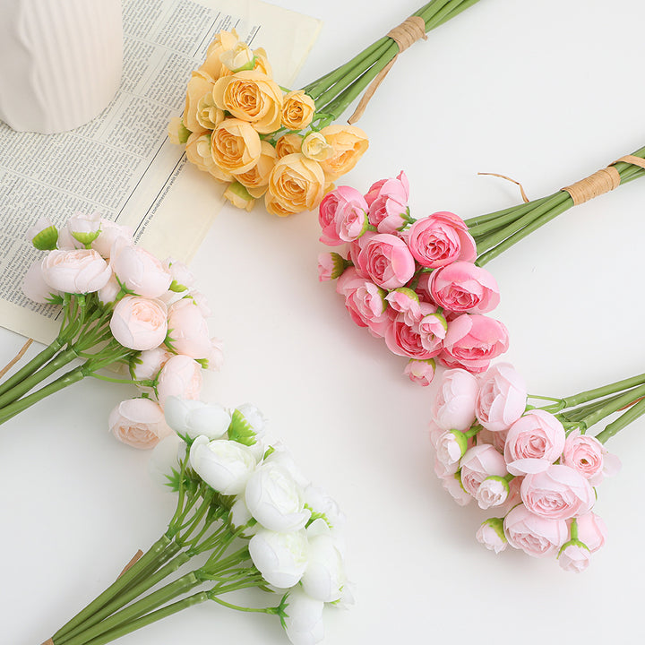 Decorative art bouquet with elegant roses