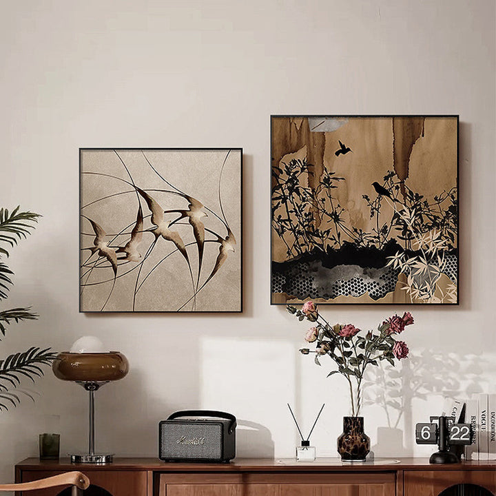 Abstract Textured Canvas Art 1790073187