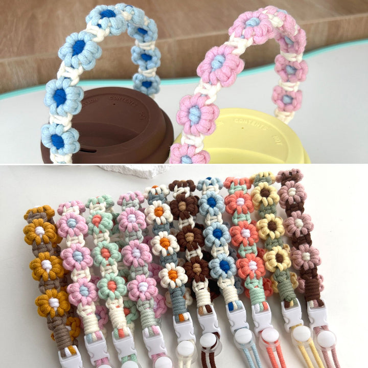 Decorative Flower Macrame Eyewear Holder