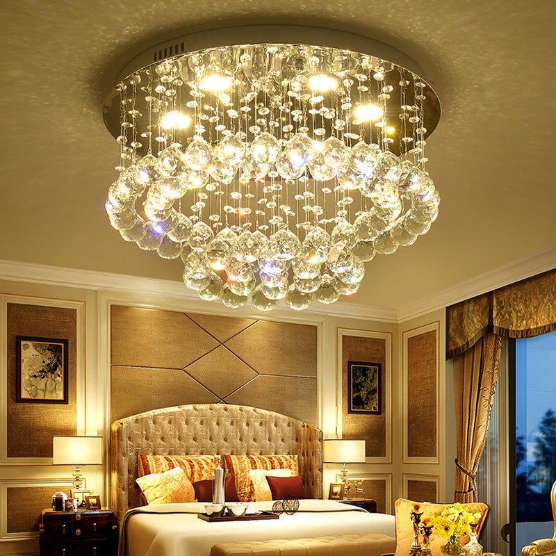 Crystal Illuminated Ceiling Light