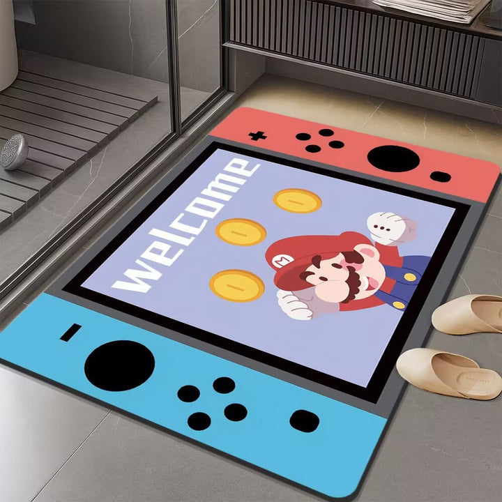 Gaming-Themed Bath Mat