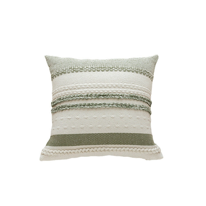 Textured Striped Decorative Cushion