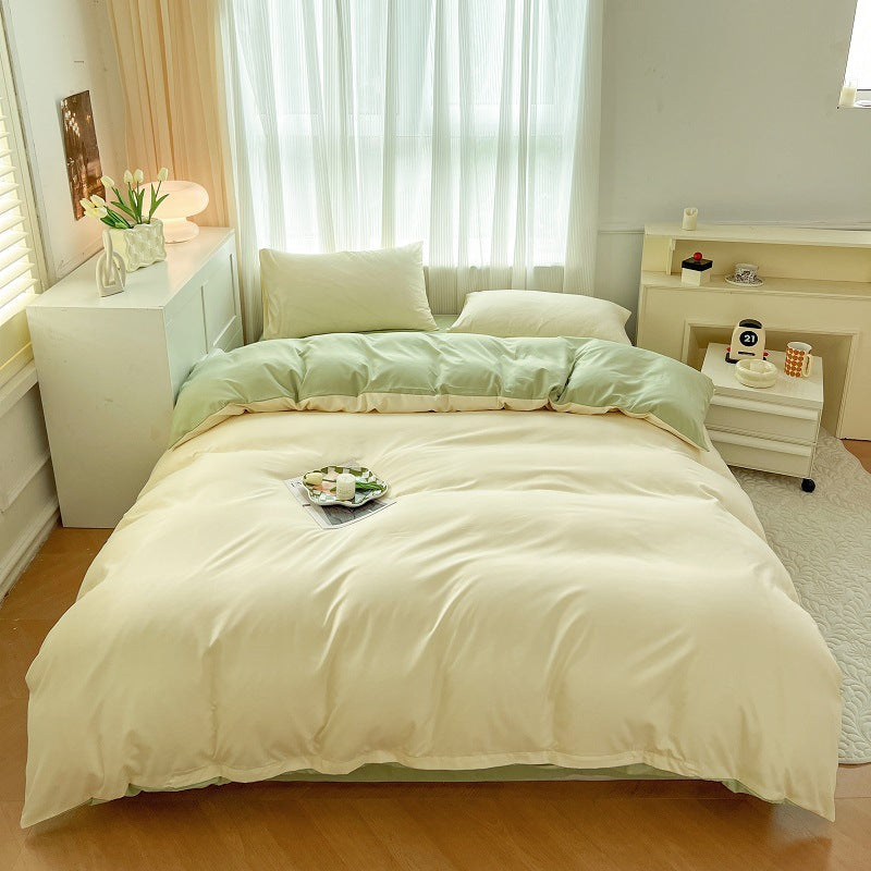 Lightweight Breathable Cotton Duvet Cover Set