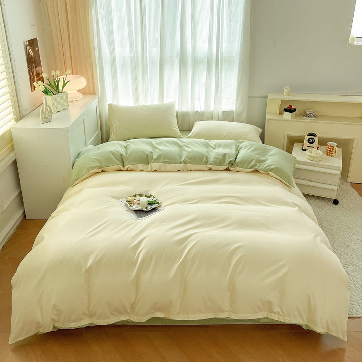 Lightweight Breathable Cotton Duvet Cover Set