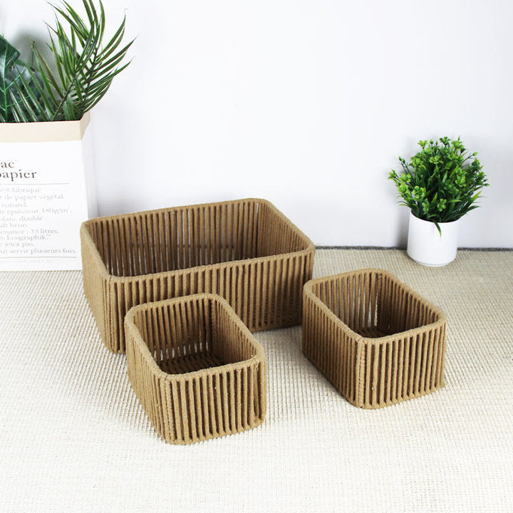 Versatile Woven Storage Baskets Set
