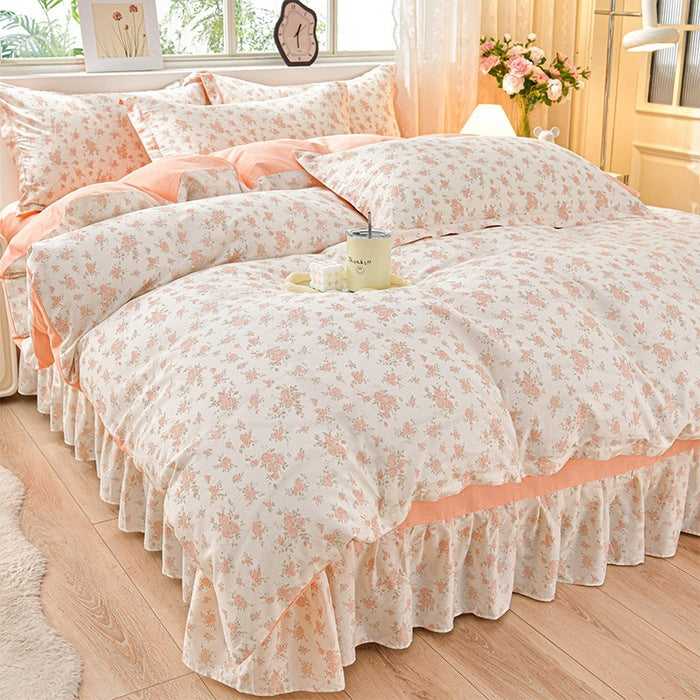Floral Design Comforter Set