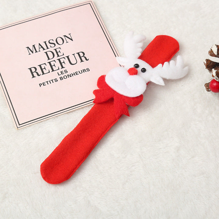 Creative Christmas wristband with snowman design