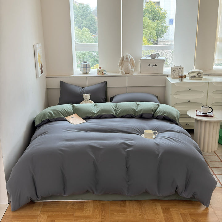 Lightweight Breathable Cotton Duvet Cover Set