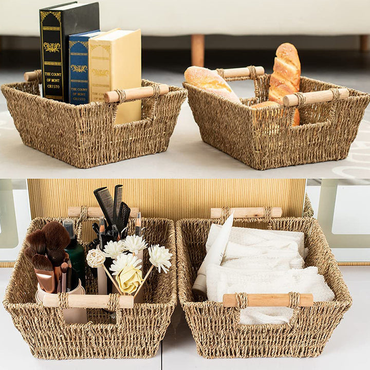 Natural storage basket