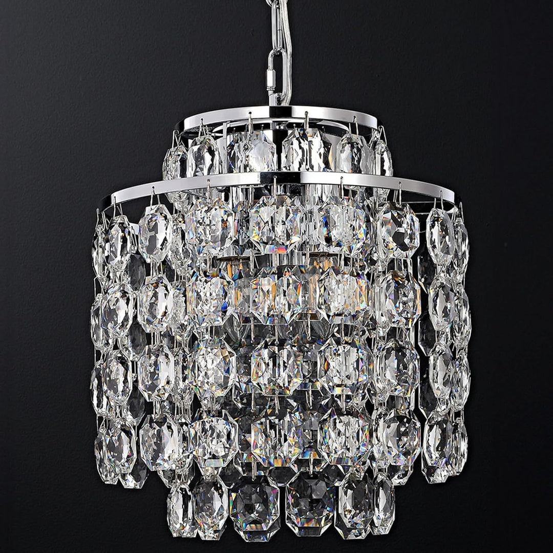 Crystal ceiling pendant light