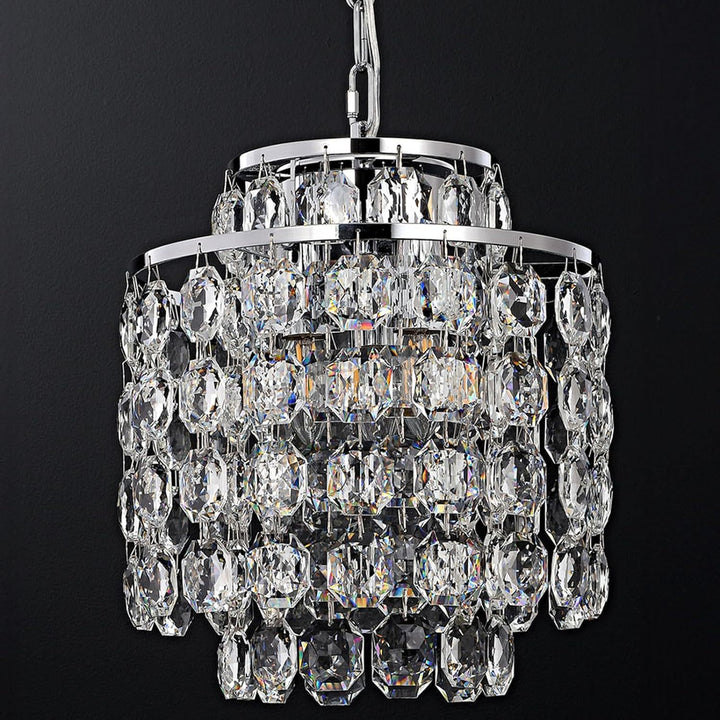 Crystal ceiling pendant light