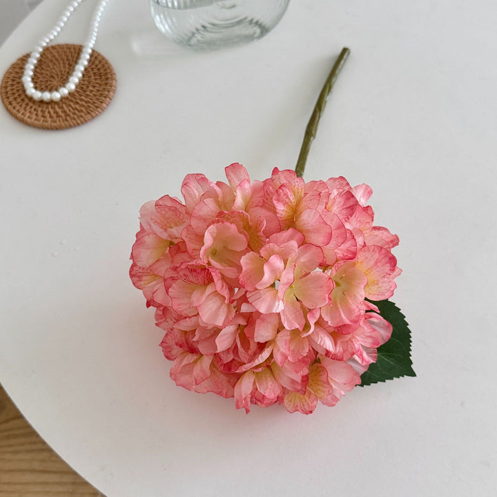 Faux Hydrangea Flower Stem