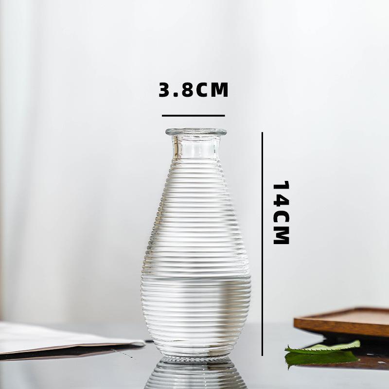 Premium Textured Glass Beverage Container