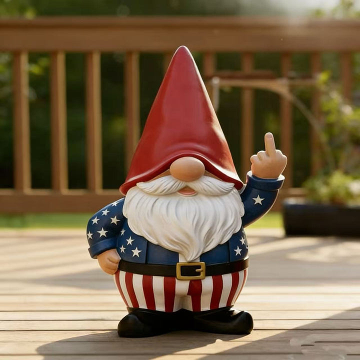 Funny Garden Gnome Figure