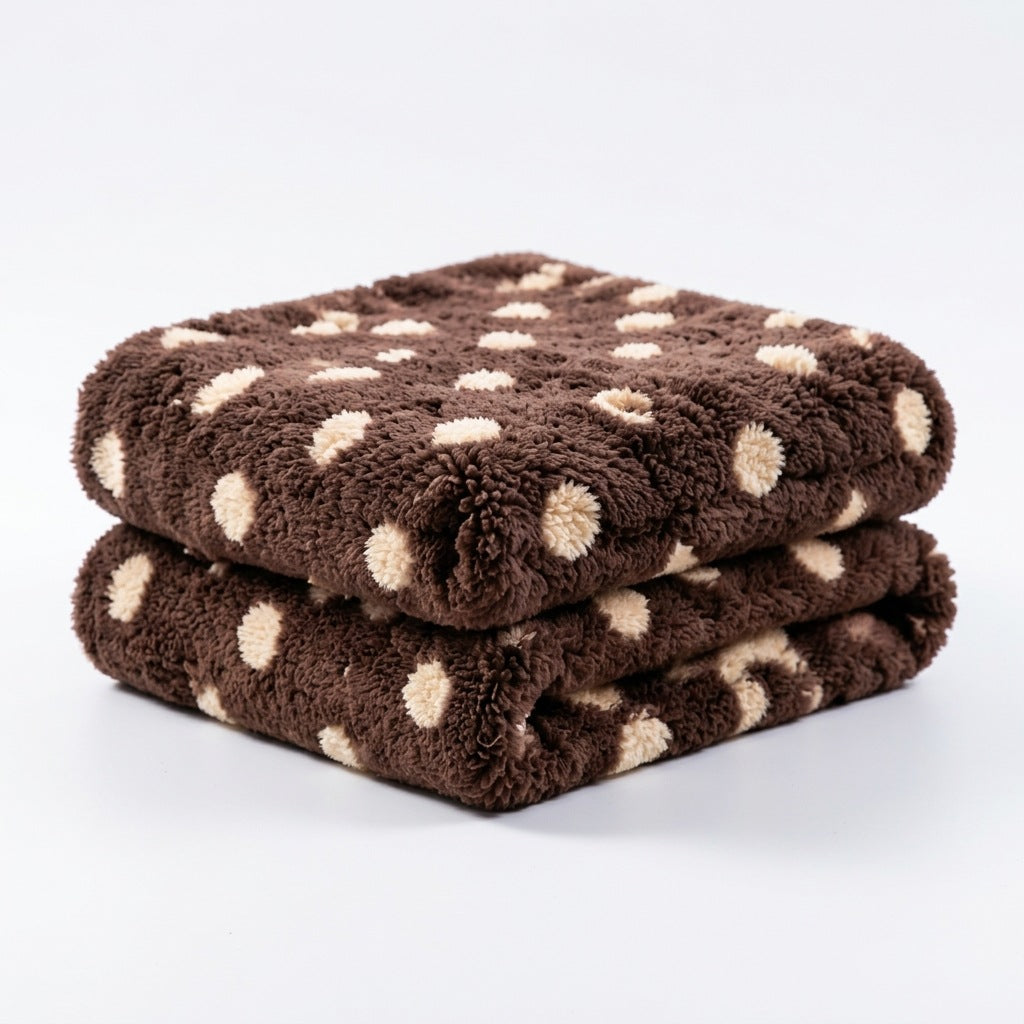 Cozy Polka Dot Bath Towel