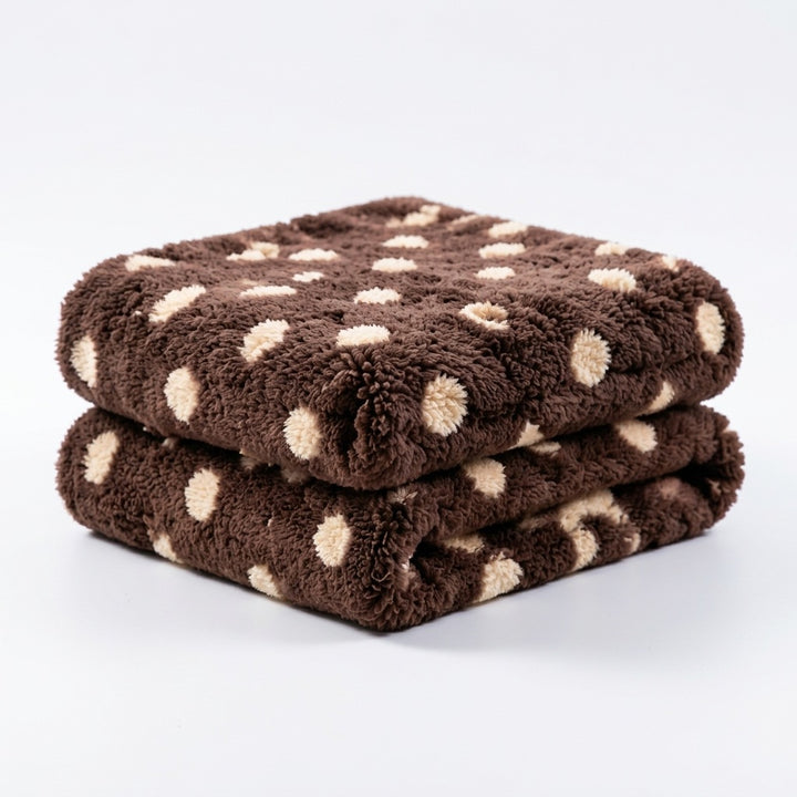 Cozy Polka Dot Bath Towel
