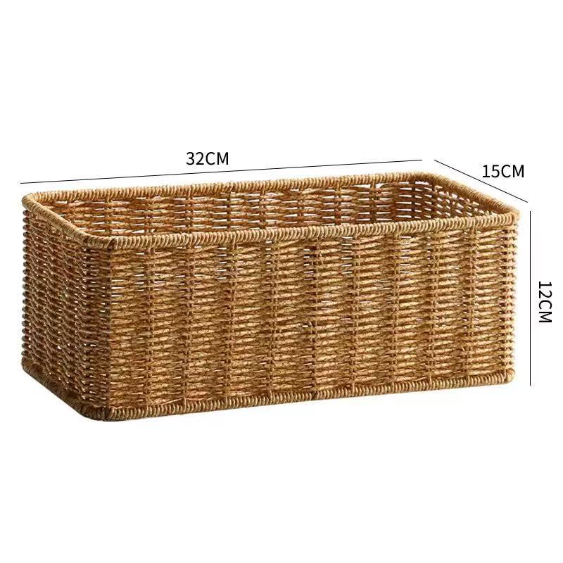 Rectangular Handwoven Storage Basket