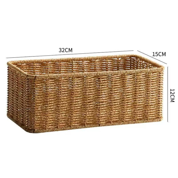 Rectangular Handwoven Storage Basket