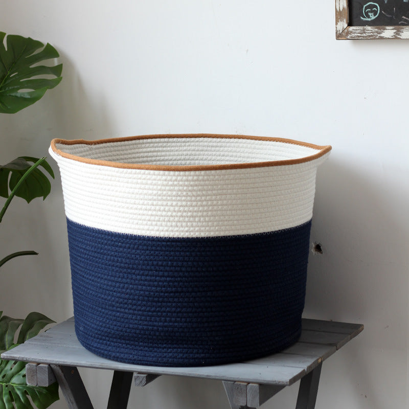 Handcrafted storage basket in modern design