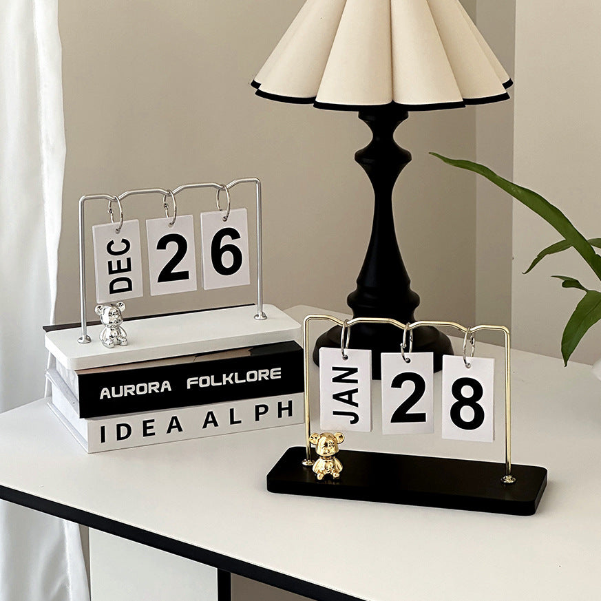 Stylish Perpetual Calendar Stand