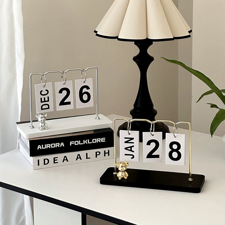 Stylish Perpetual Calendar Stand