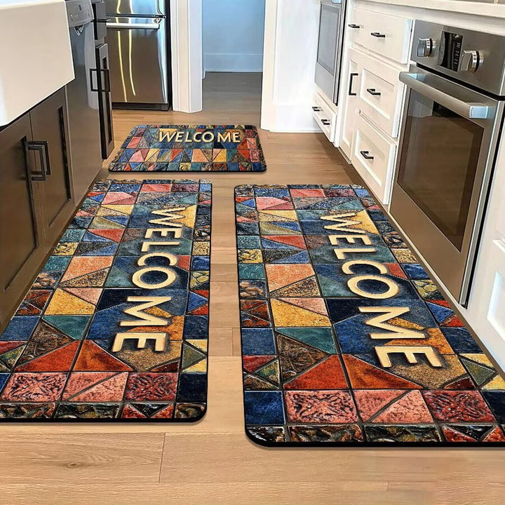 Stone-Inspired Decorative Area Mat