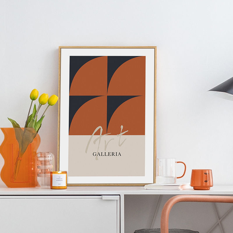Abstract Line Art Framed Print