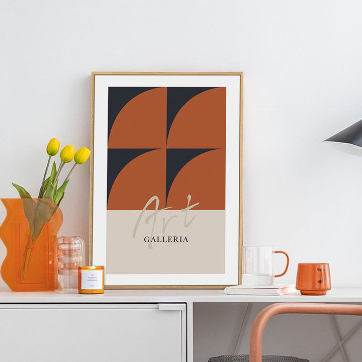 Abstract Line Art Framed Print