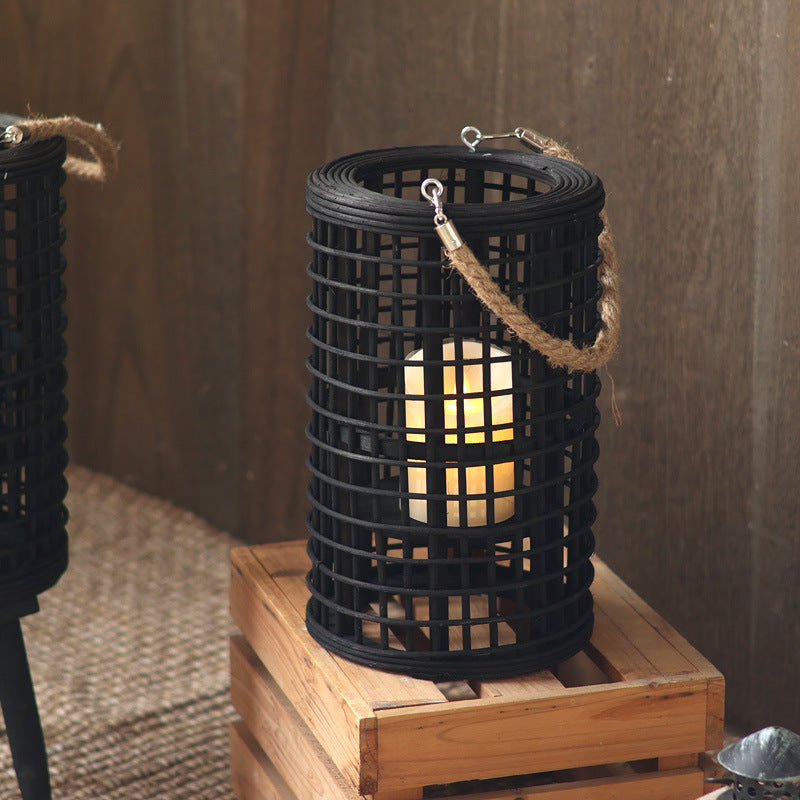 More modern flower basket with carrying handle