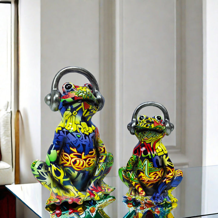 Musical Frog Sculpture