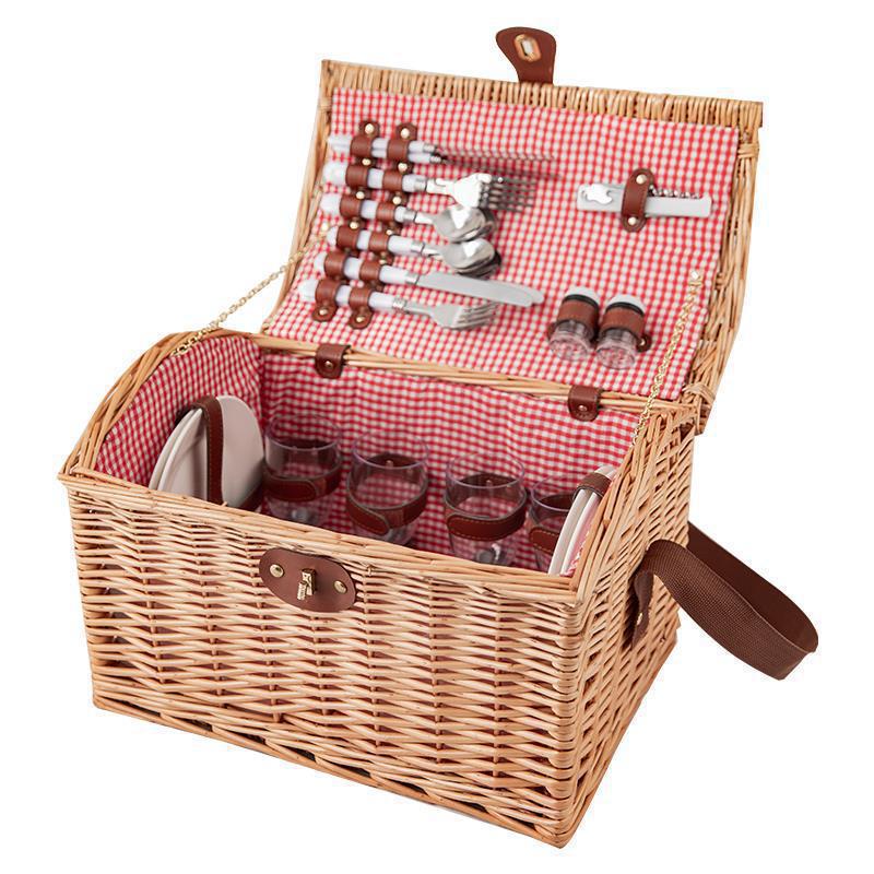 Handcrafted Wicker Storage Box