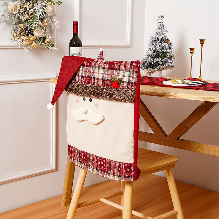 Festive snowman chair cover