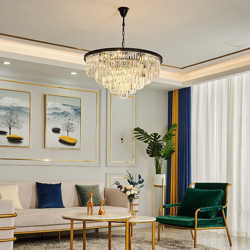 Crystal animal chandelier