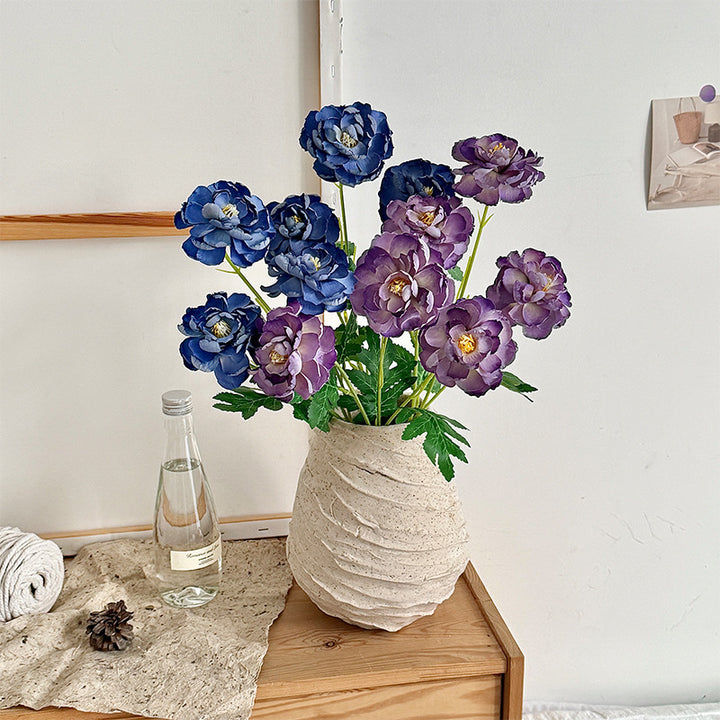 Lifelike Artificial Peony Floral Stem