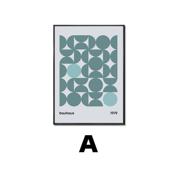 Bauhaus Geometric Wall Art Print