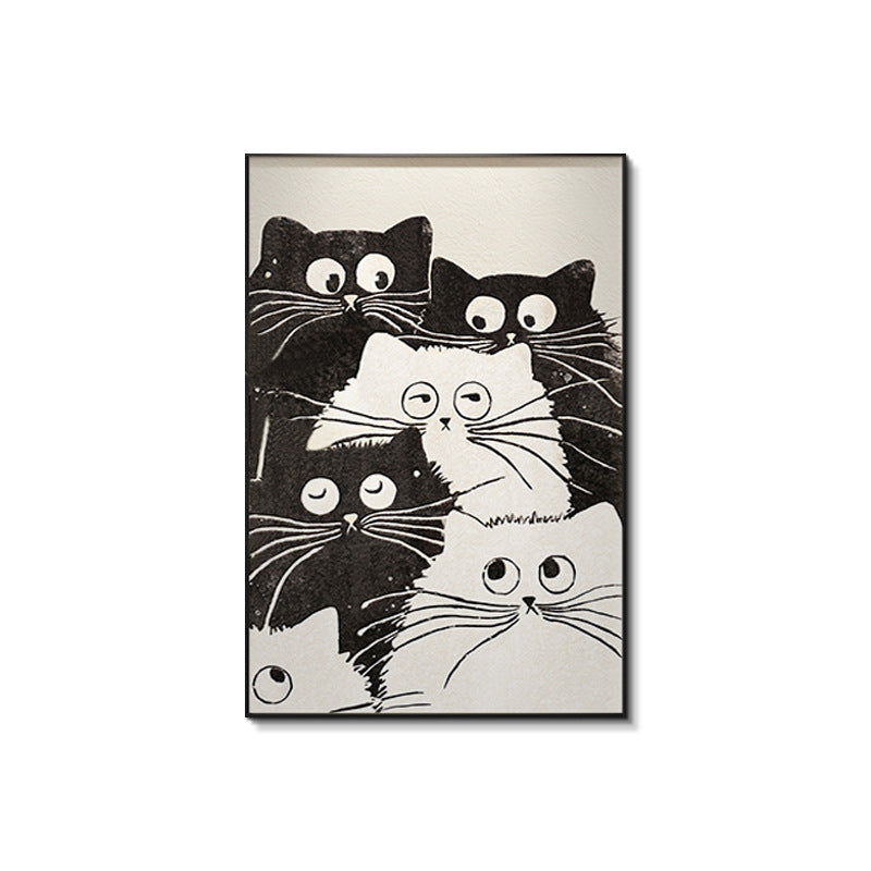 Cat-Themed Framed Wall Art