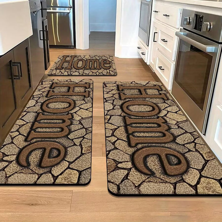 Stone-Inspired Decorative Area Mat