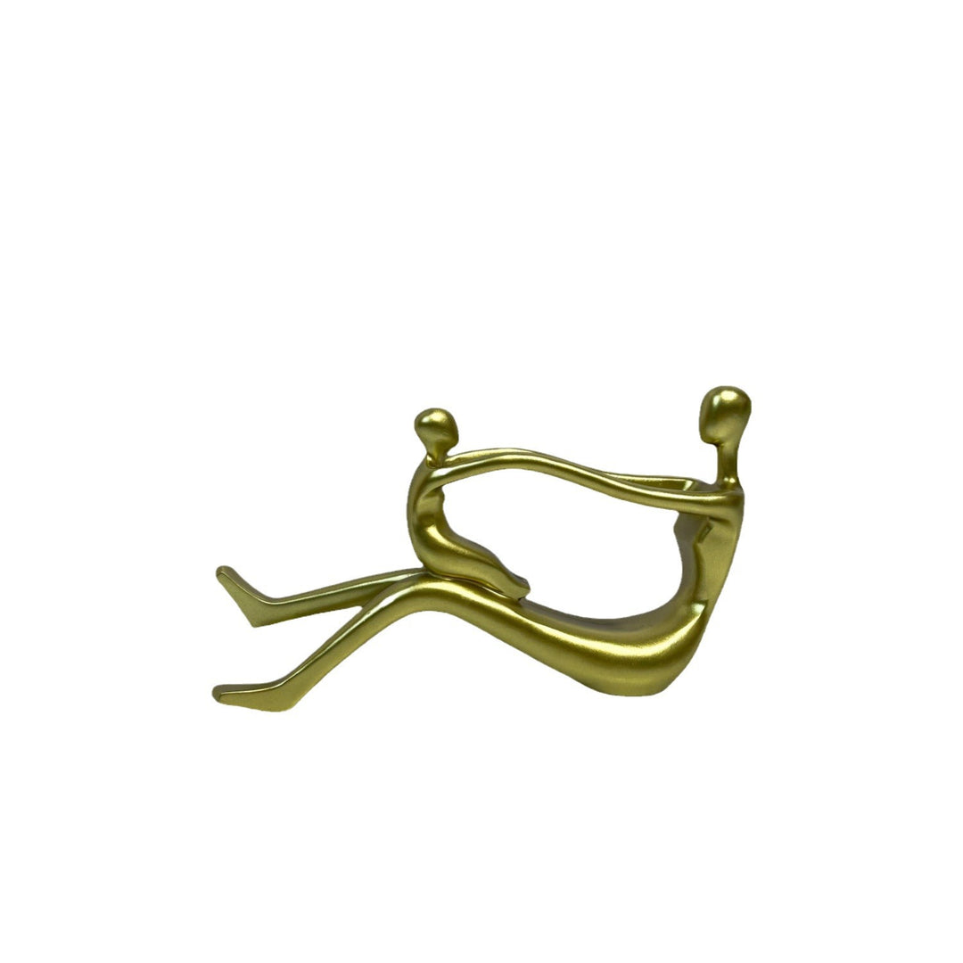 Stylish sculpture with intertwined figures